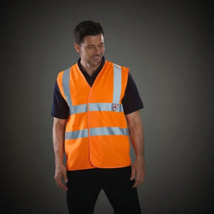 YHVW100FR - Gilet haute visibilité & LSF (chaleur et flamme)