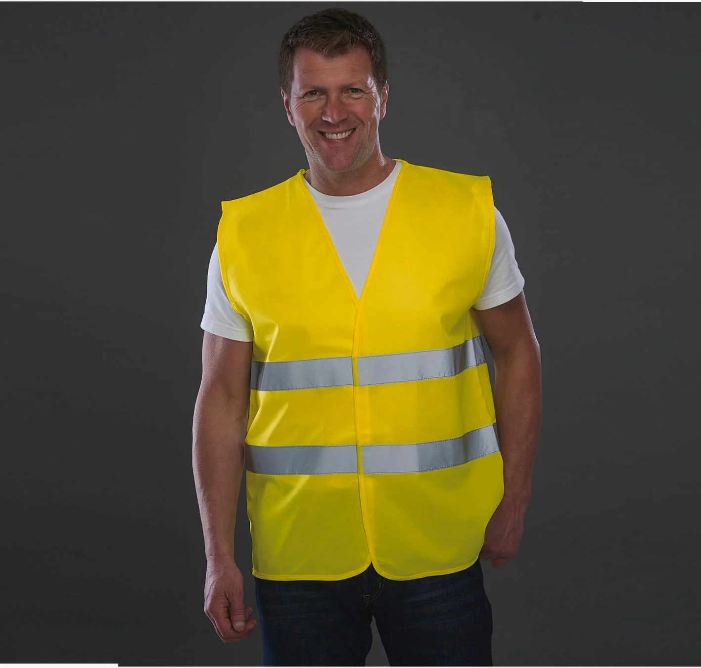 YHVW102 - Gilet à 2 bandes haute visibilité