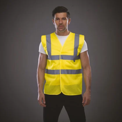 YHVW120 - Gilet haute visibilité à maille ajourée