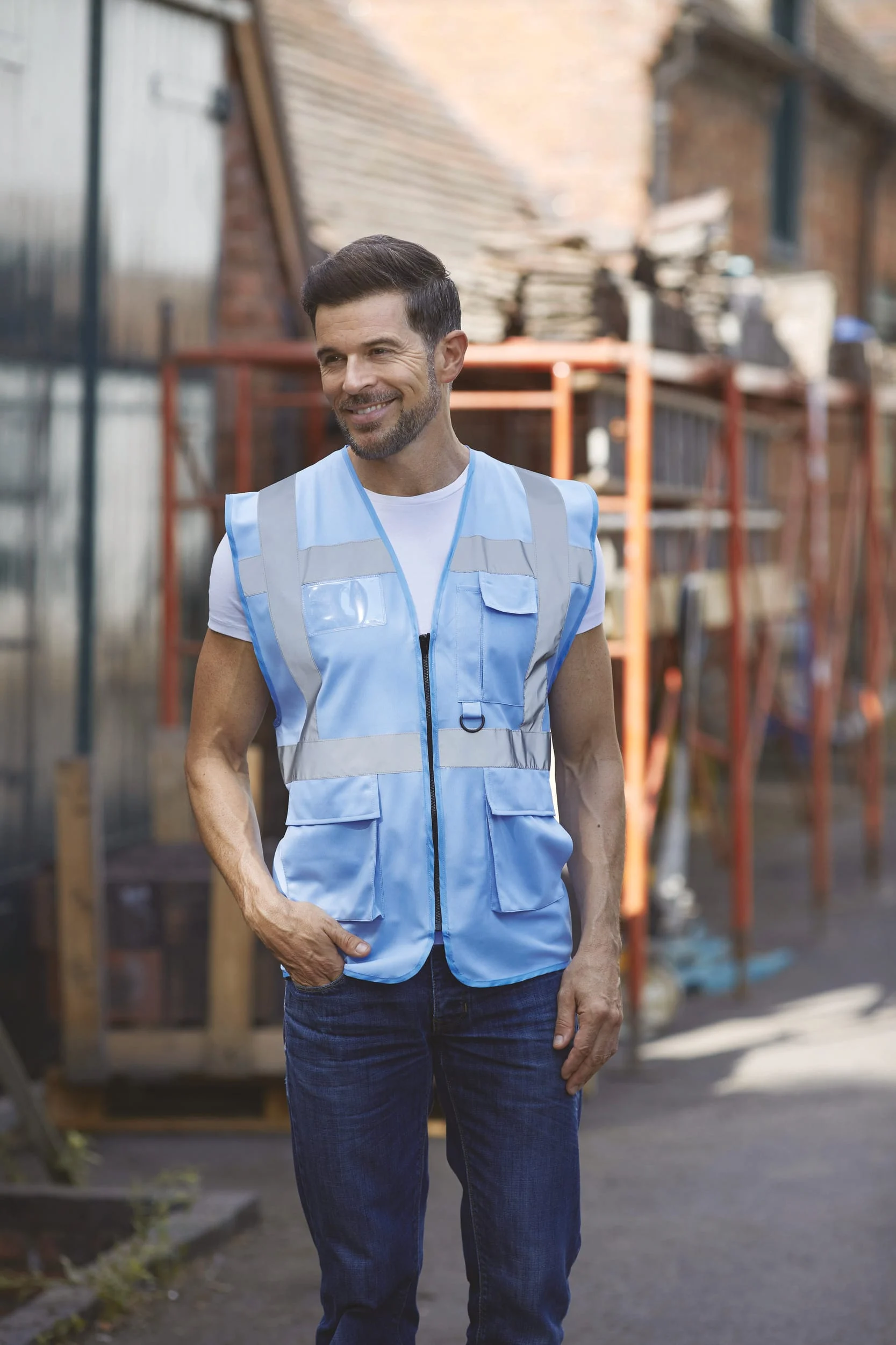 YHVW801 - Gilet multifonction haute visibilité – Image 11