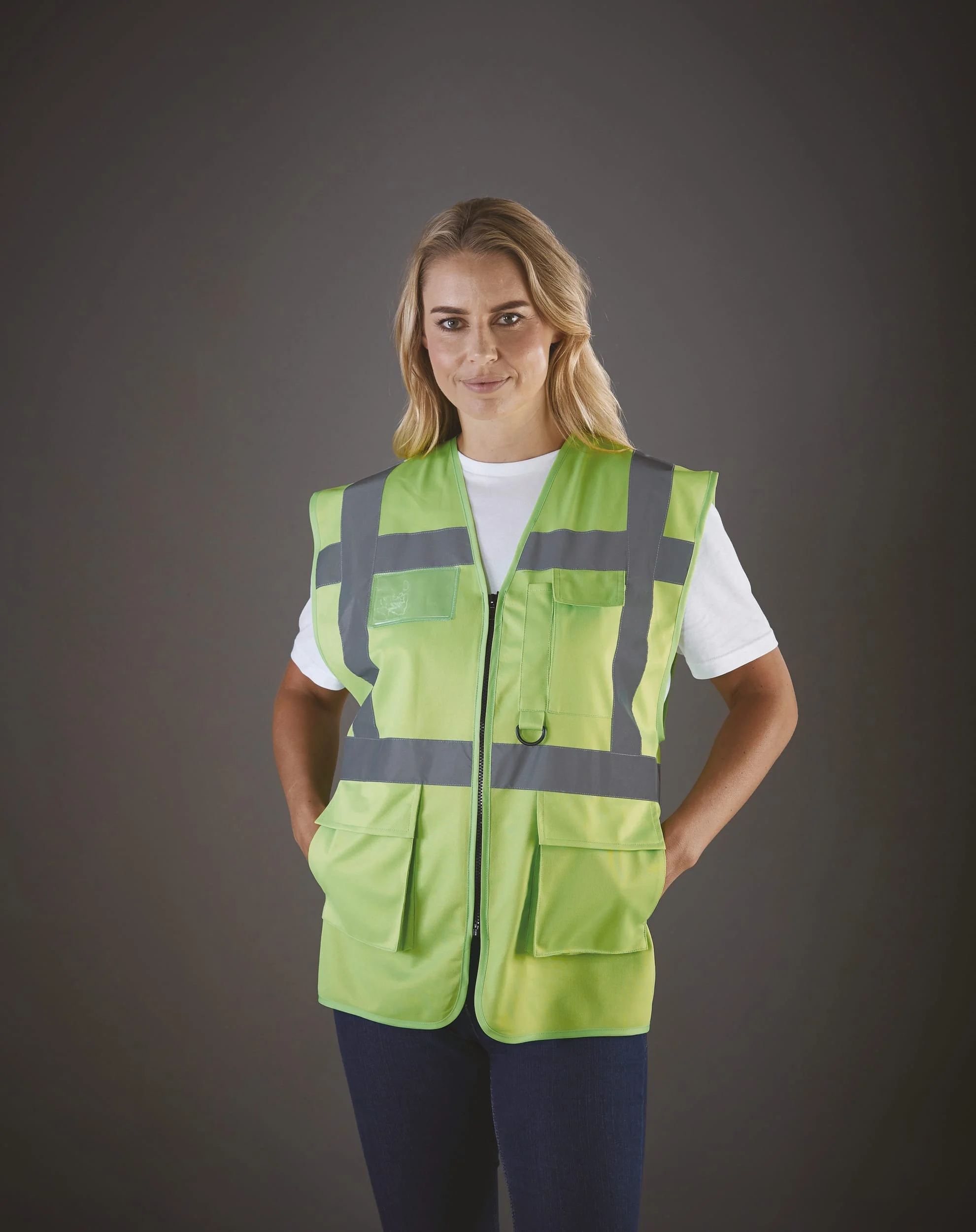 YHVW801 - Gilet multifonction haute visibilité – Image 2