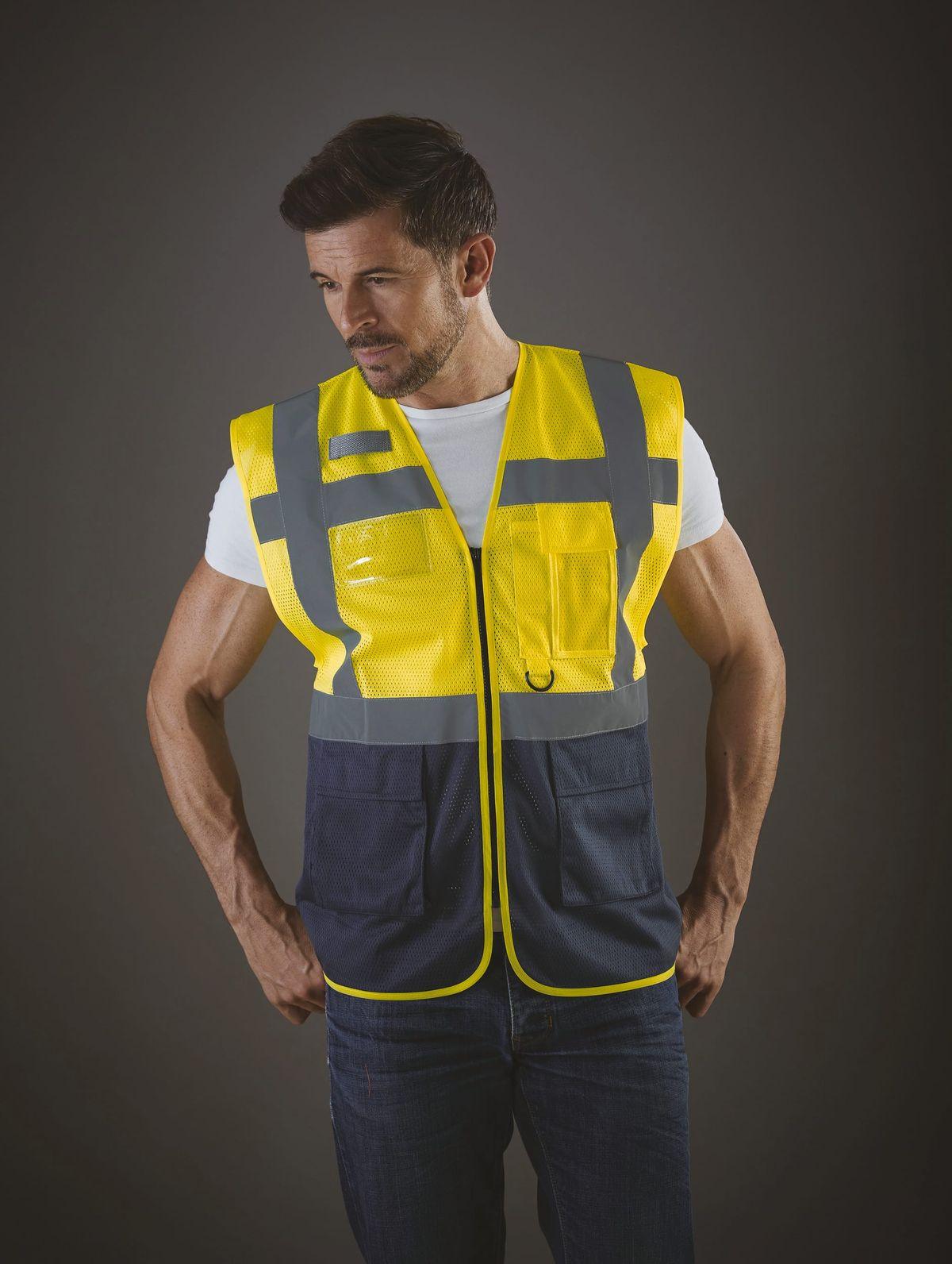 YHVW820 - Gilet haute visibilité Top Cool "Management" – Image 3