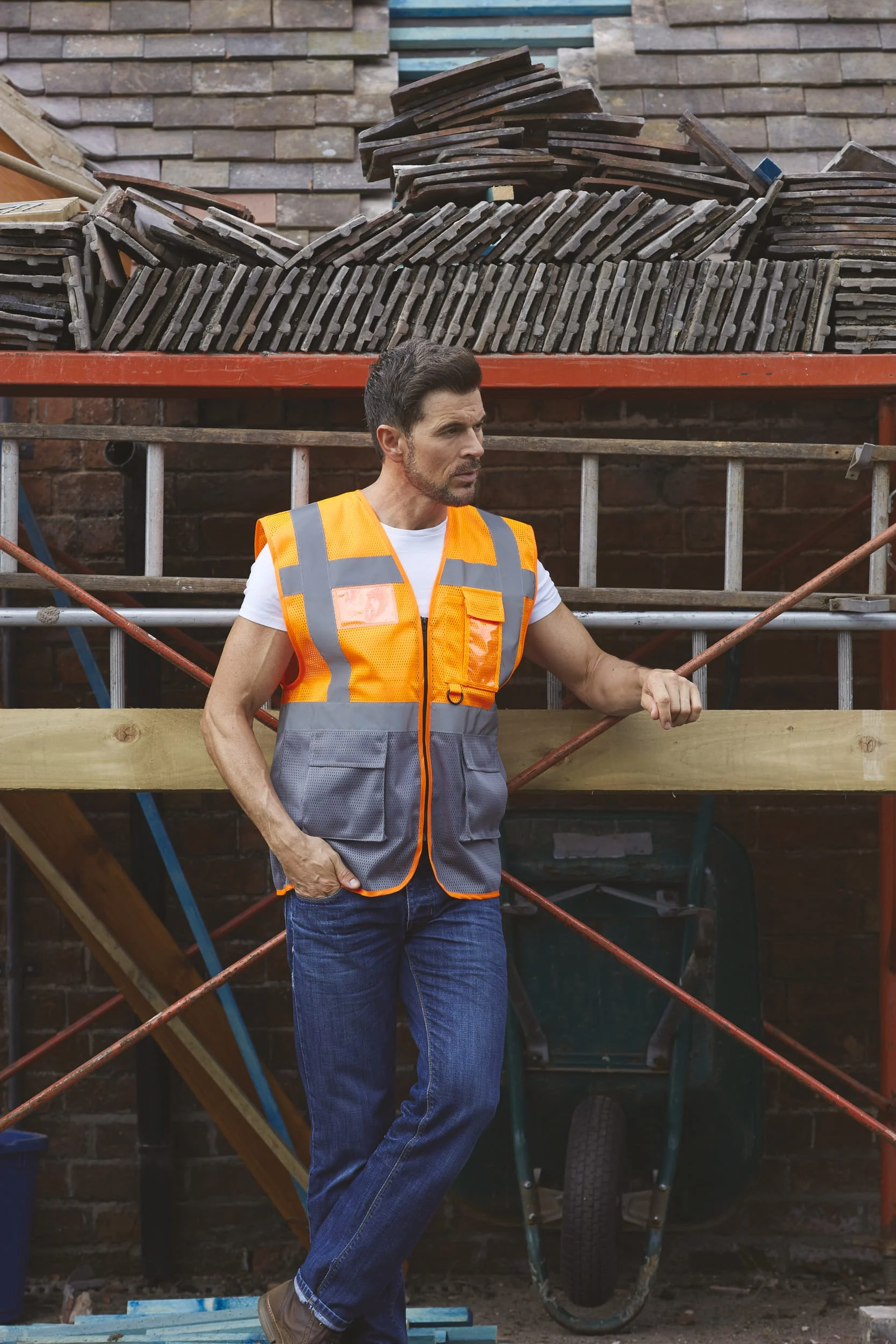 YHVW820 - Gilet haute visibilité Top Cool "Management" – Image 9
