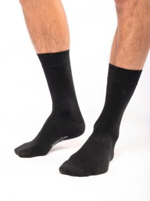 K818 - Chaussettes de ville mi-hautes coton Bio Origine France Garantie