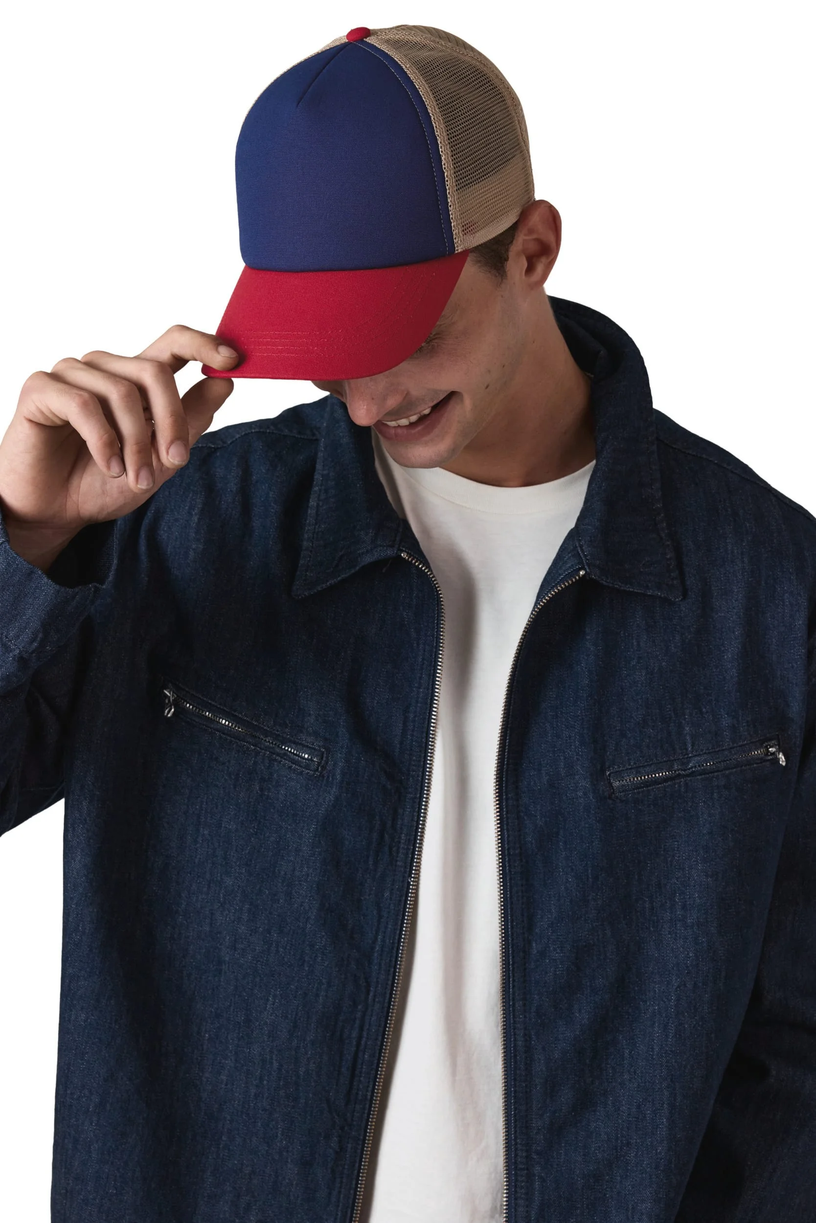 KP240 - Casquette trucker 5 panneaux en coton canvas - K-up Gold Label