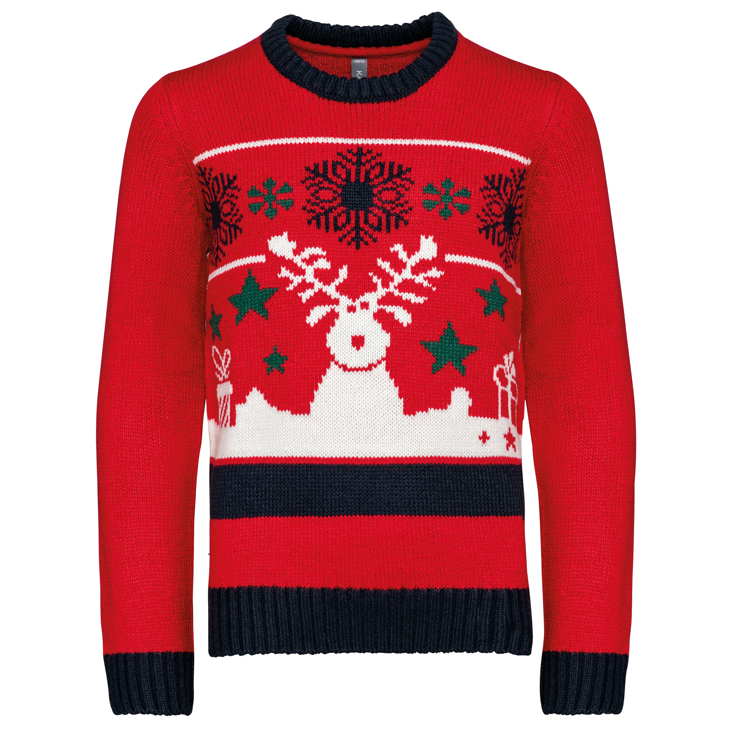 K9012 - Pullover col rond de Noël enfant