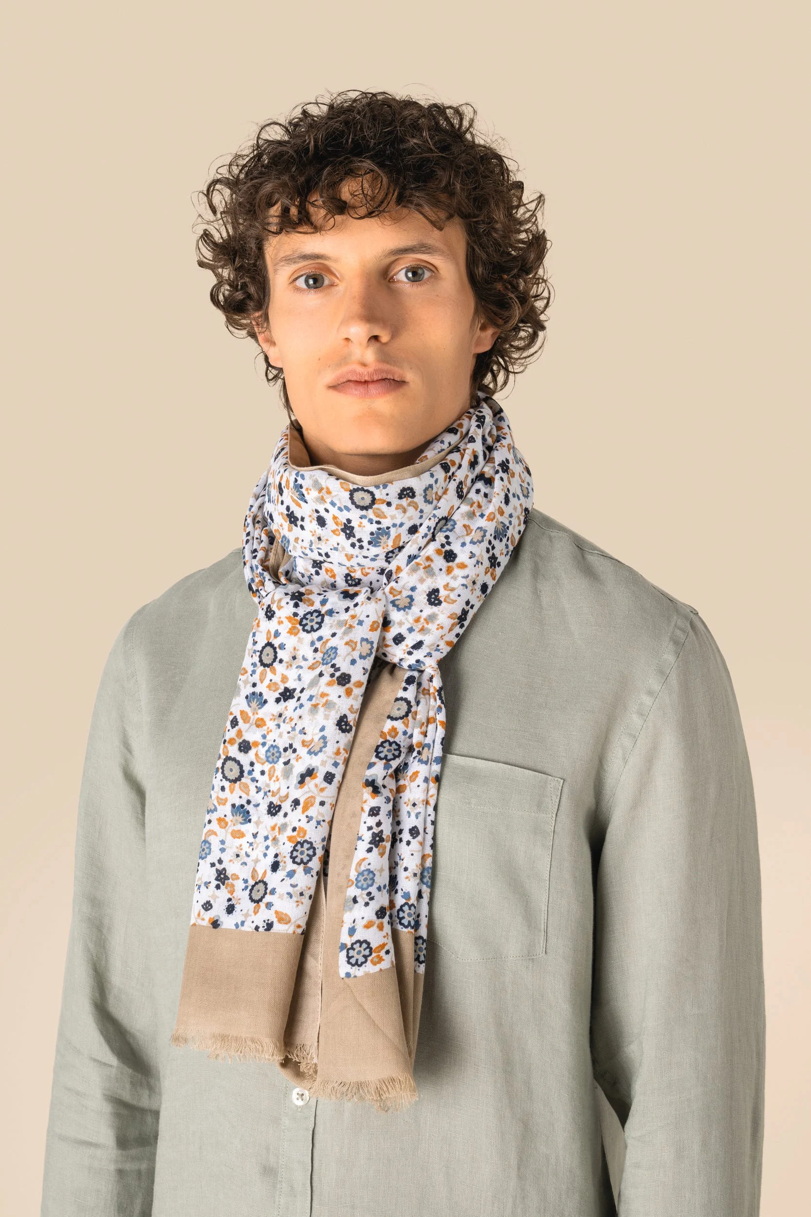 SP145 - Chèche à motifs floraux unisexe
