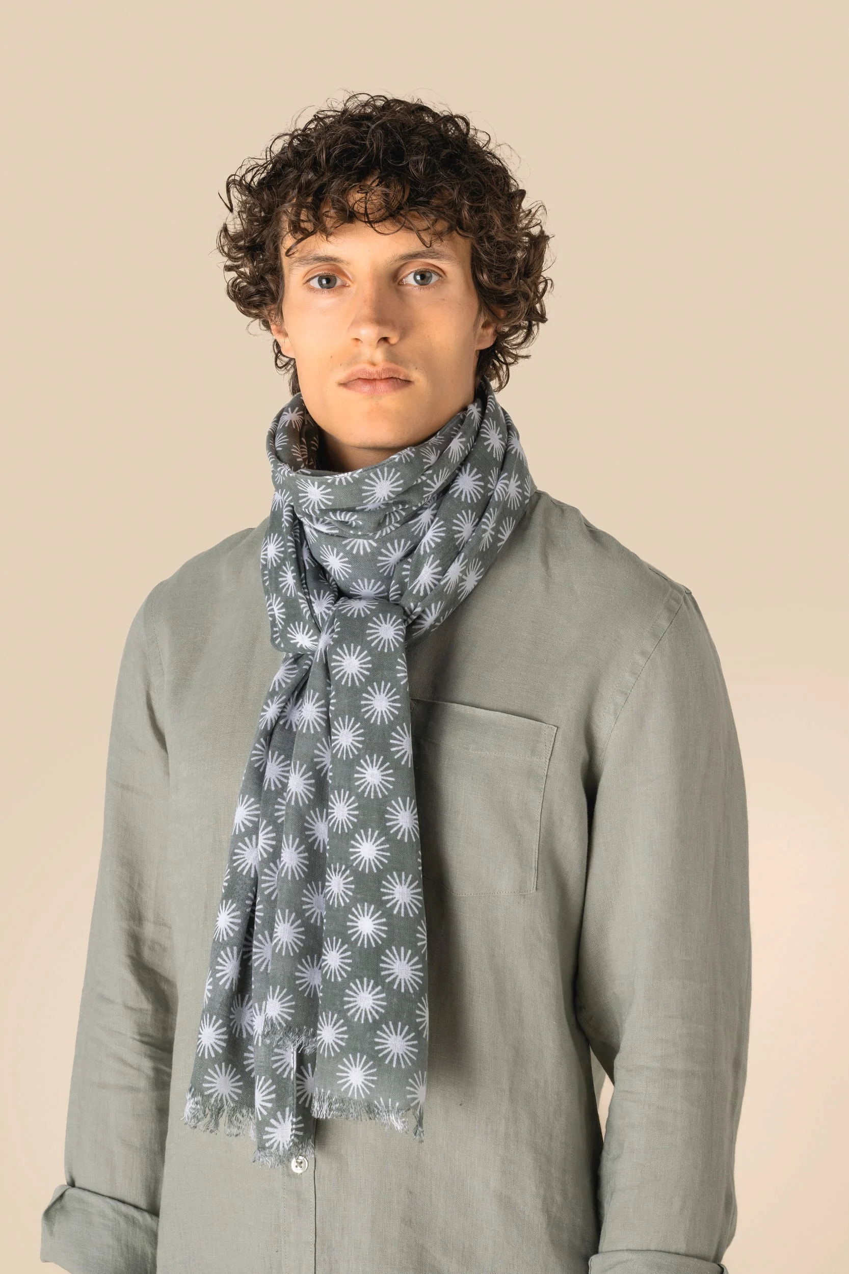 SP153 - Chèche à motifs unisexe
