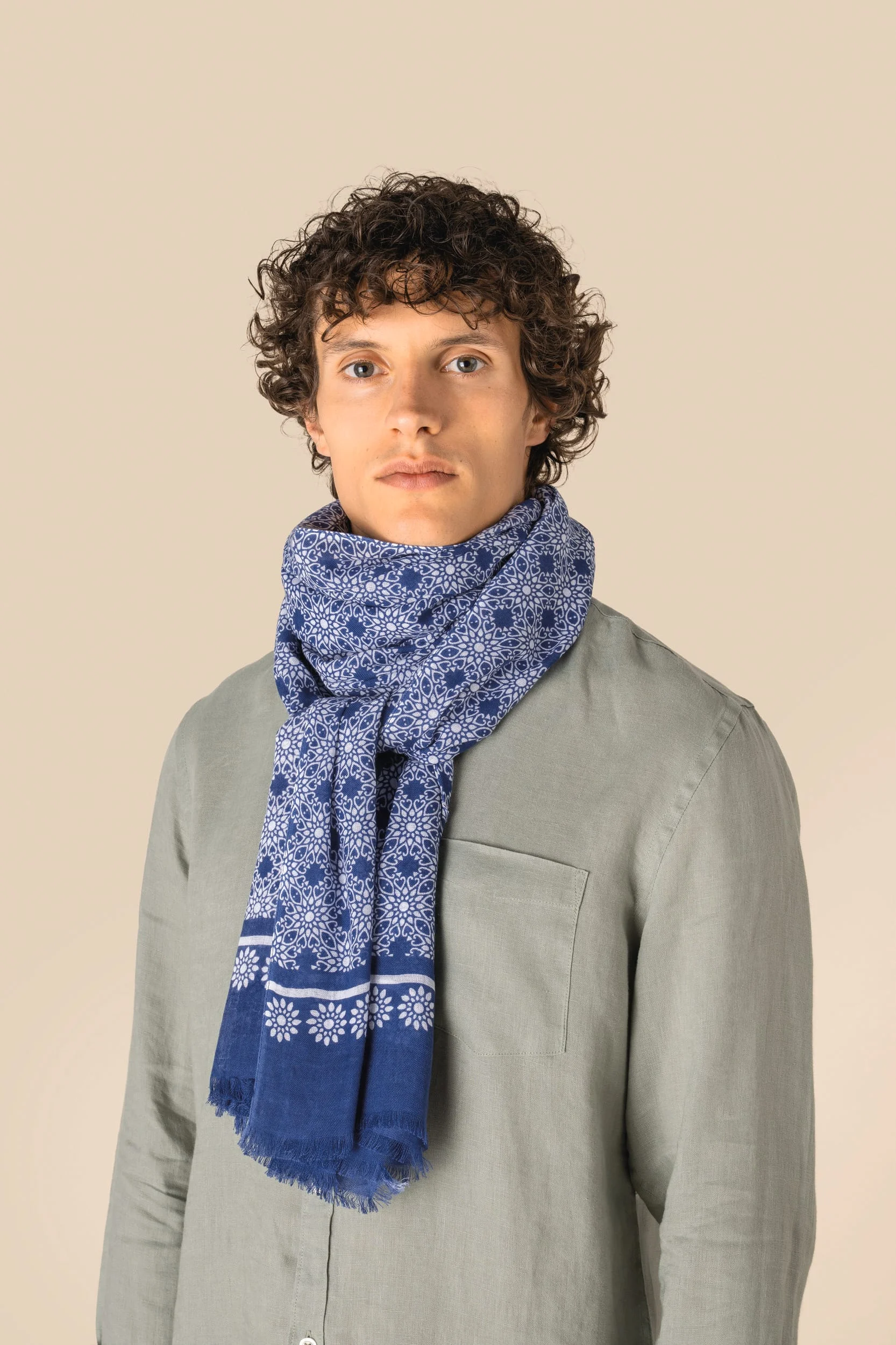 SP156 - Chèche à motifs floraux unisexe
