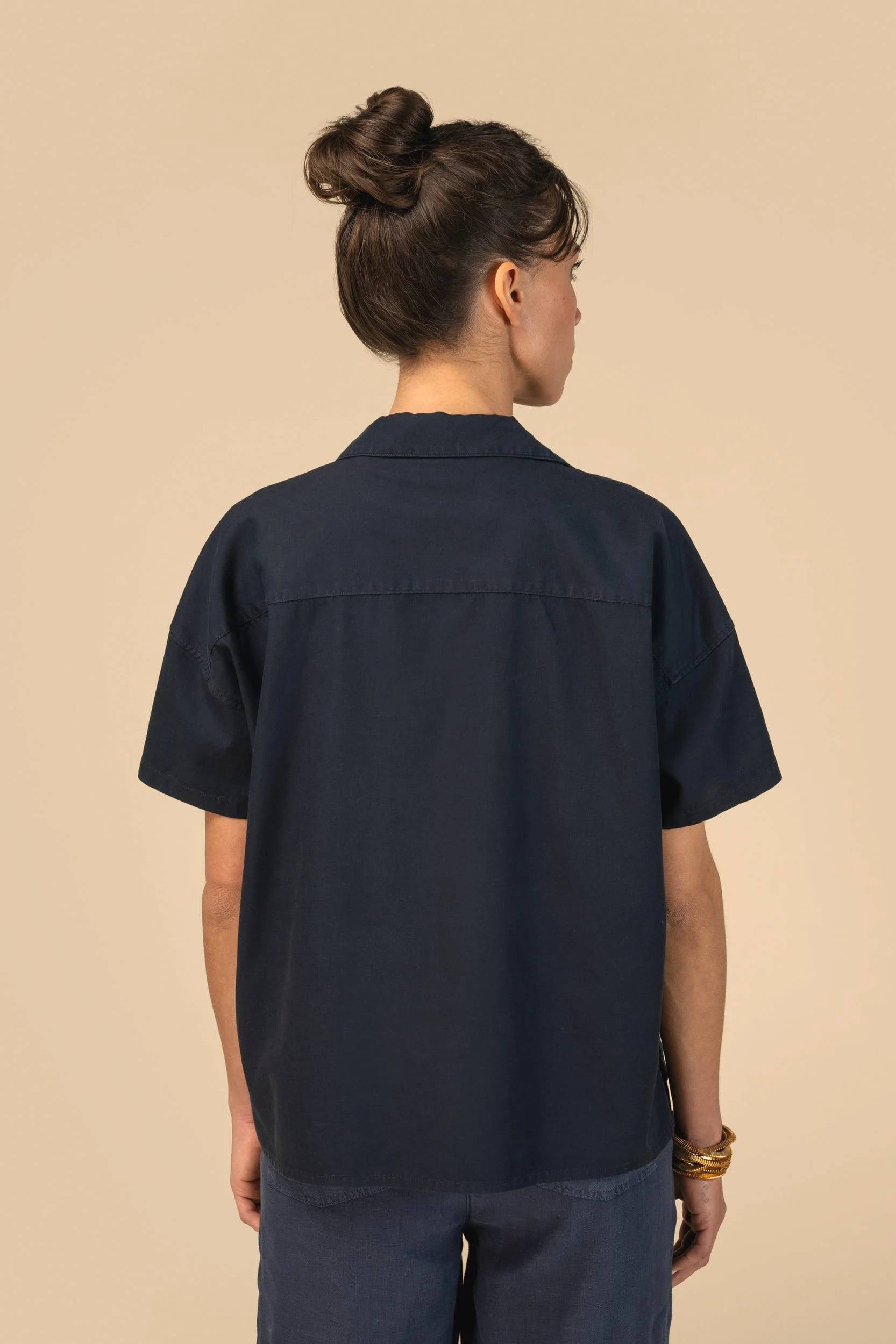 SP514 - Chemise écoresponsable oversize en lyocell femme – Image 5