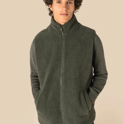 SP603 - Veste sans manches en sherpa homme