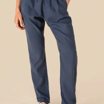 SP724 - Pantalon écoresponsable délavé en lyocell femme