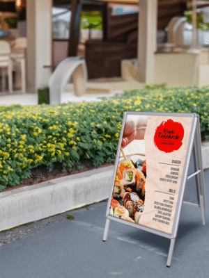 Chevalets porte-affiche