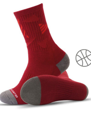 MWCS30 - Chaussettes de basket tricotées avec soutien de la voûte plantaire à 360°.