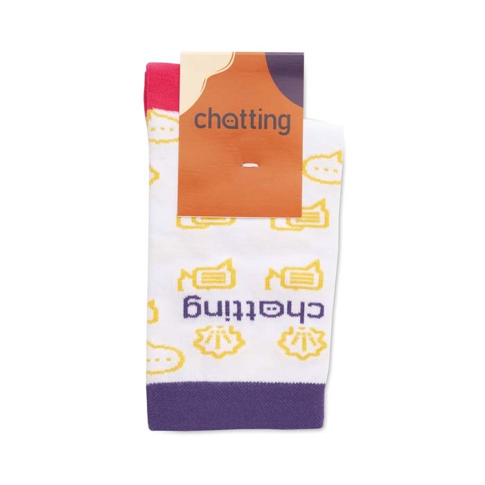 MWCS61 - Fabriqué dans l'UE - Chaussettes en coton jacquard – Image 6