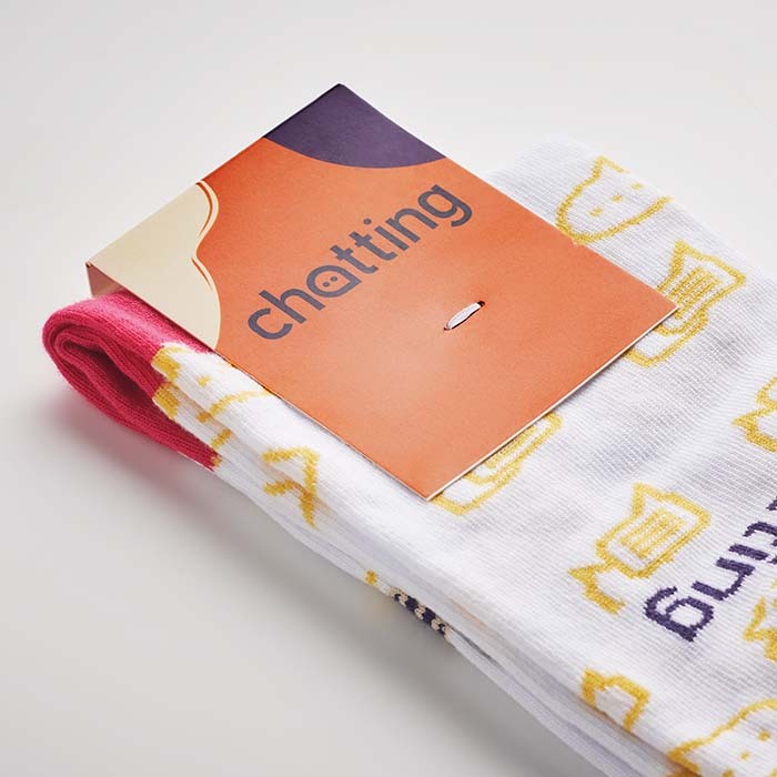 MWCS61 - Fabriqué dans l'UE - Chaussettes en coton jacquard – Image 9