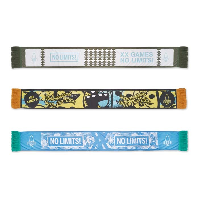 MW2005 - Echarpe double épaisseur en tissu lycra en quadrichromie – Image 5