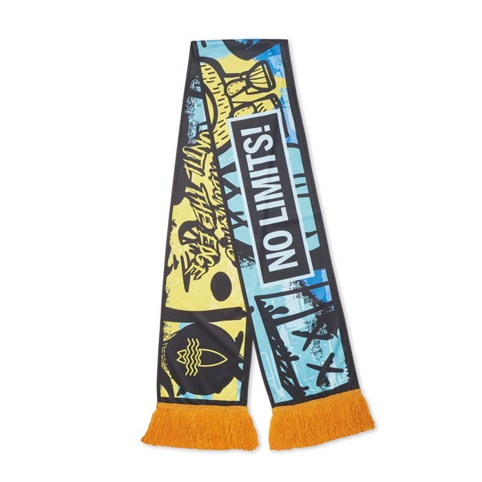 MW2005 - Echarpe double épaisseur en tissu lycra en quadrichromie – Image 4