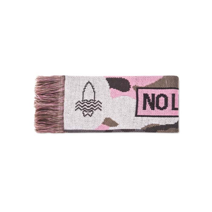 MW2007 - Echarpe jacquard double épaisseur en acrylique avec votre motif multicolore personnalisé. – Image 8