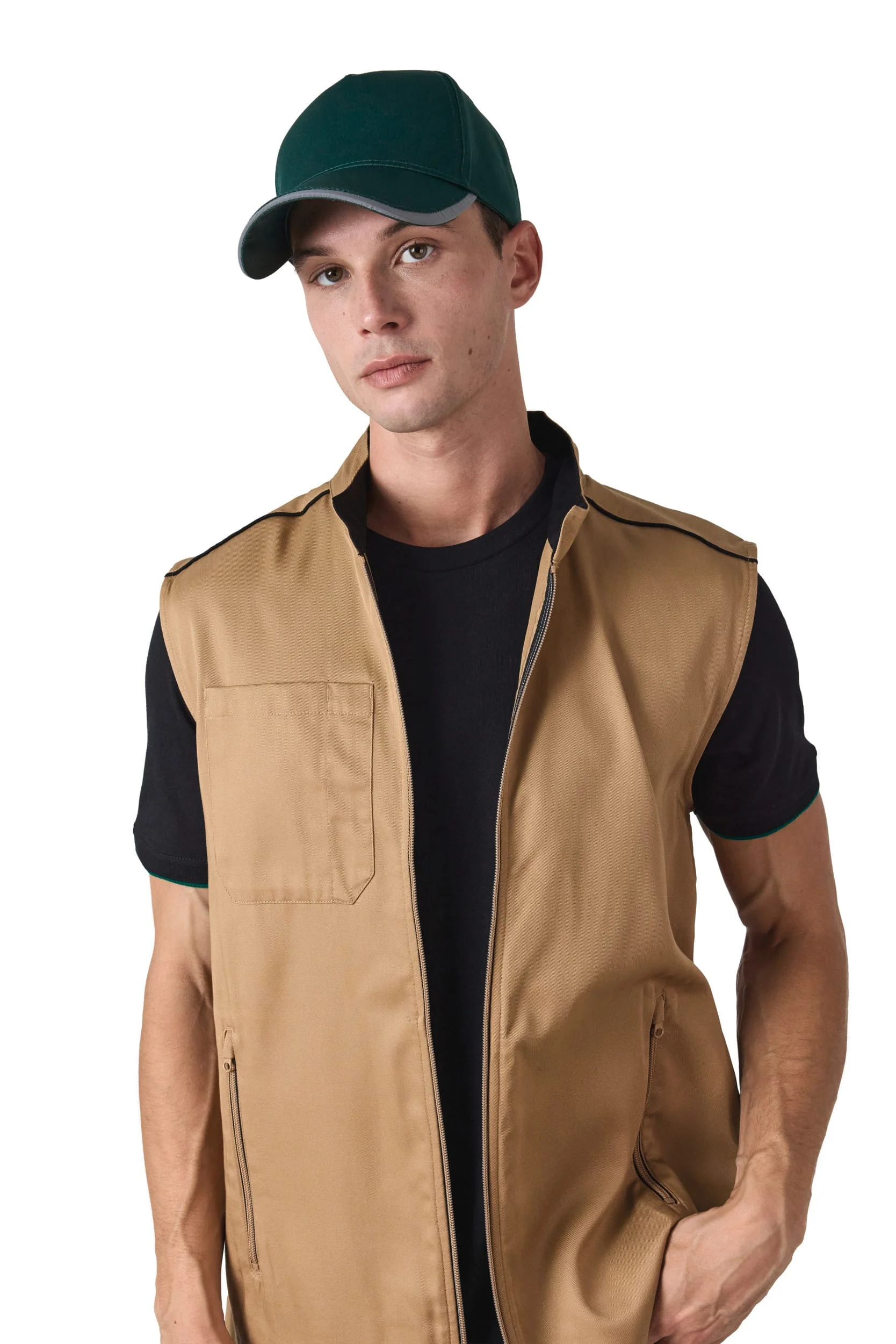 KP215 - Casquette 5 panneaux en polyester