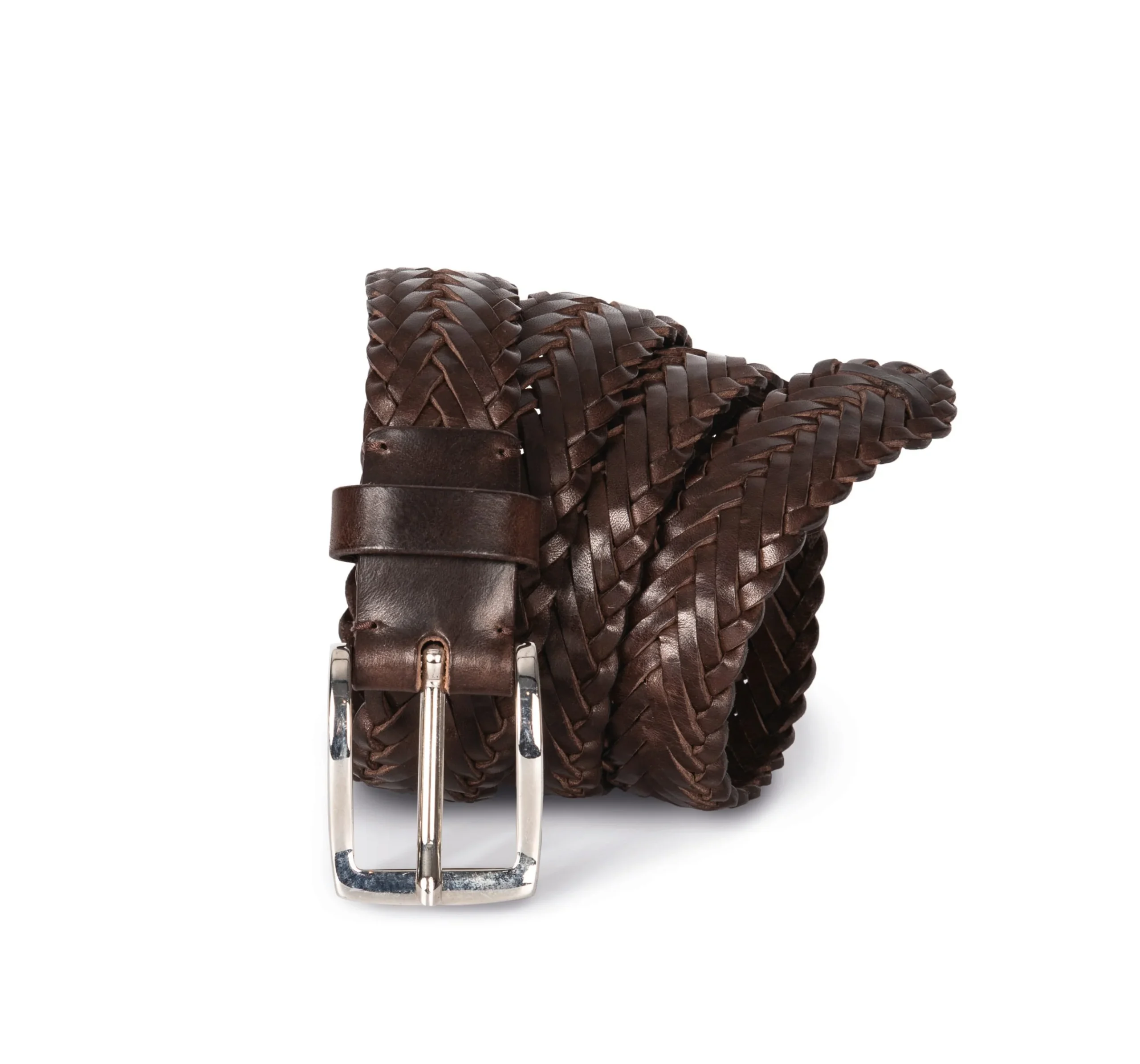 KP821 - Ceinture tressée en cuir