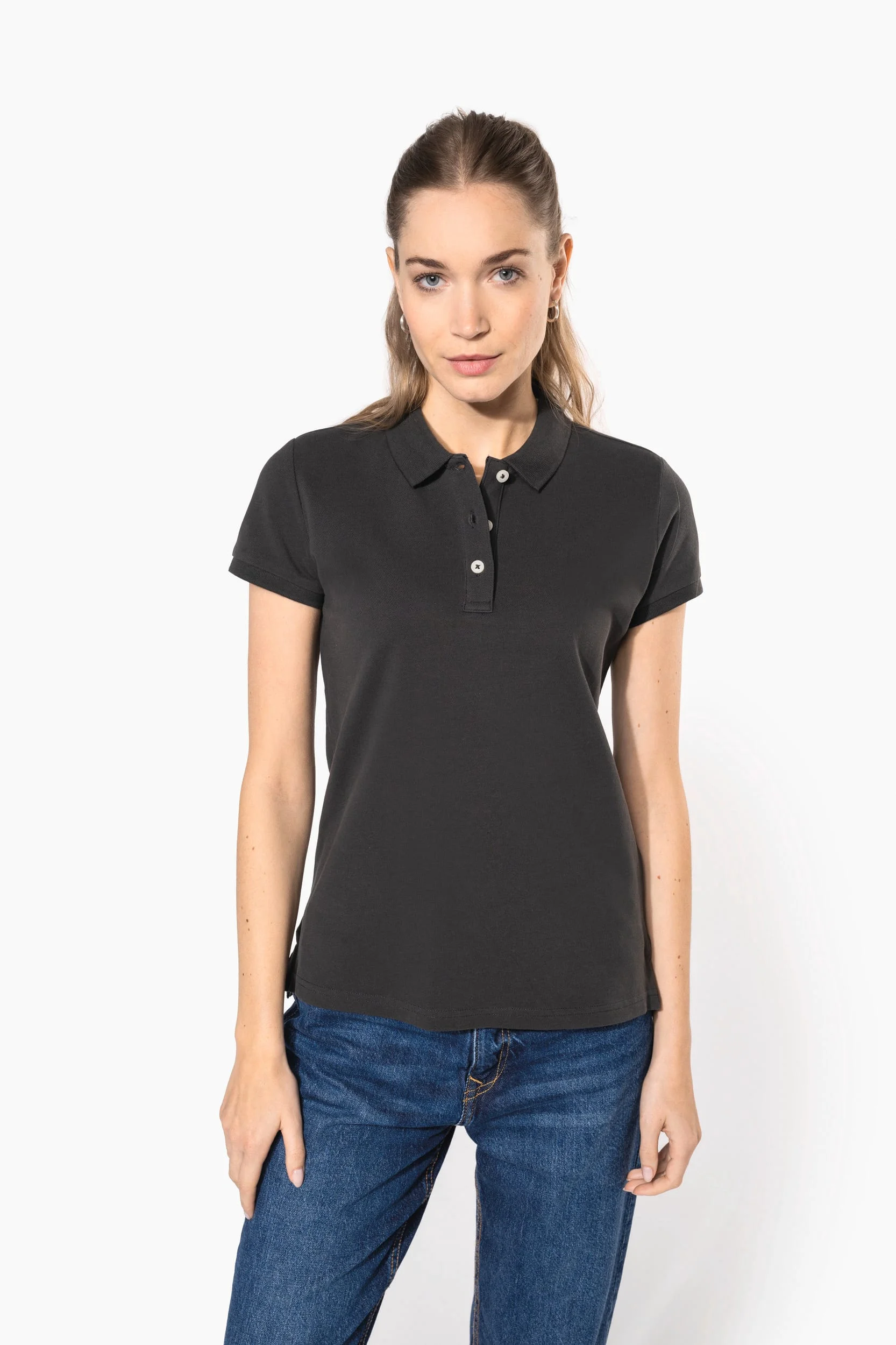 KV2207 - Polo vintage manches courtes femme