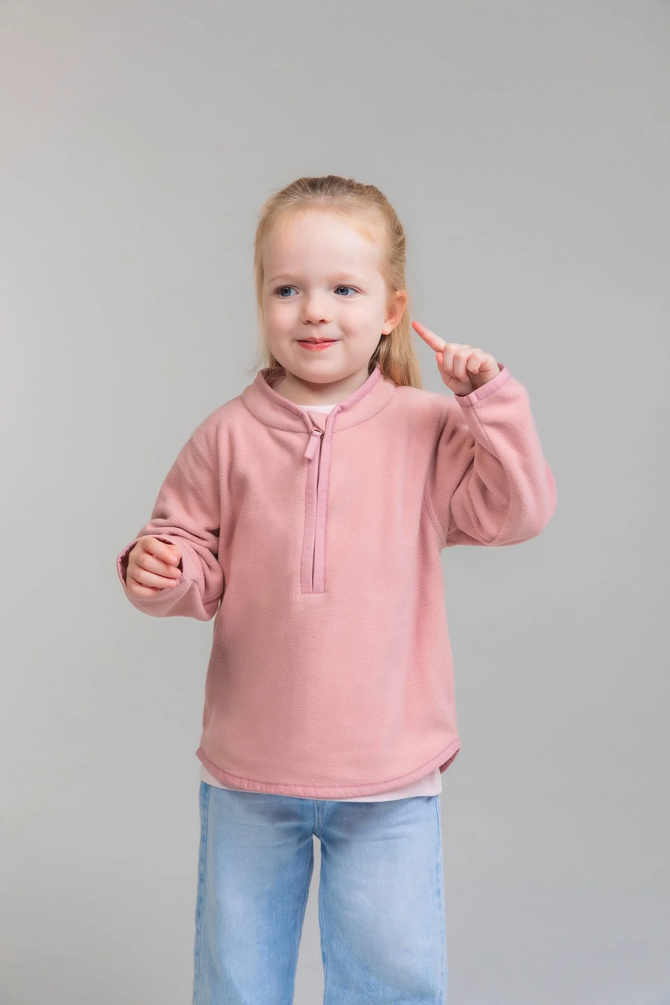 LW031 - Polaire enfant 1/4 zip
