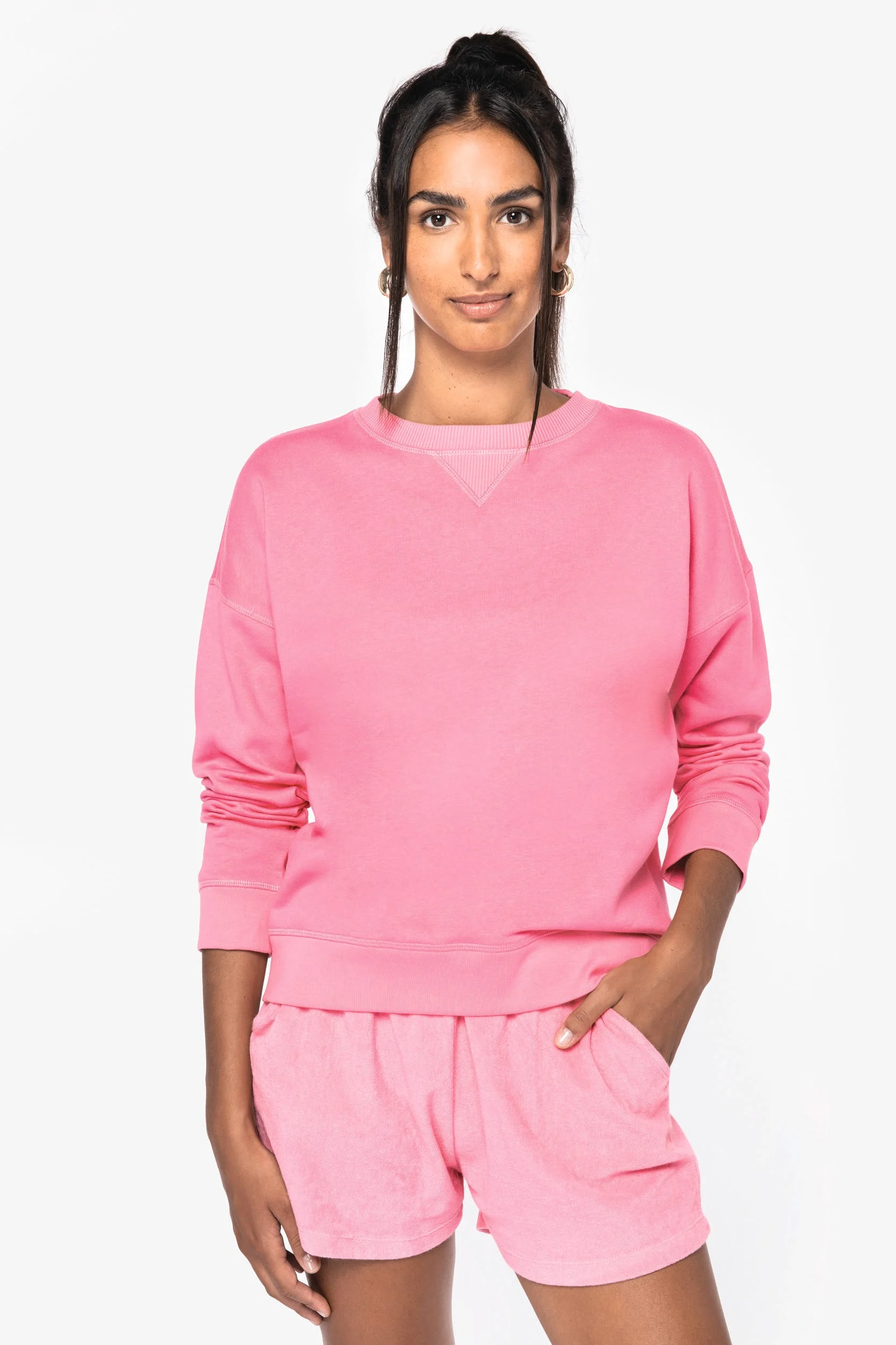 NS420 - Sweat-shirt écoresponsable à épaules tombantes femme