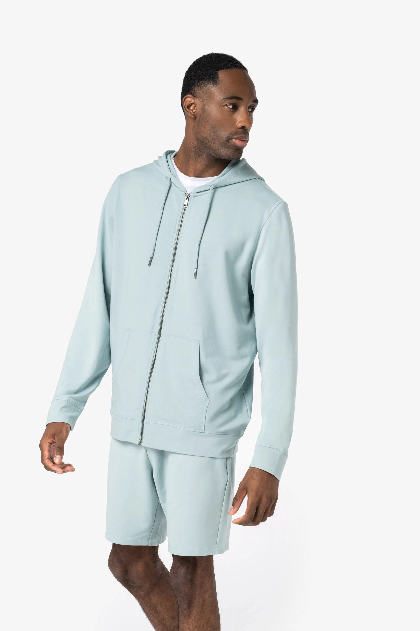 NS426 - Sweat-shirt écoresponsable zippé à capuche en modal homme