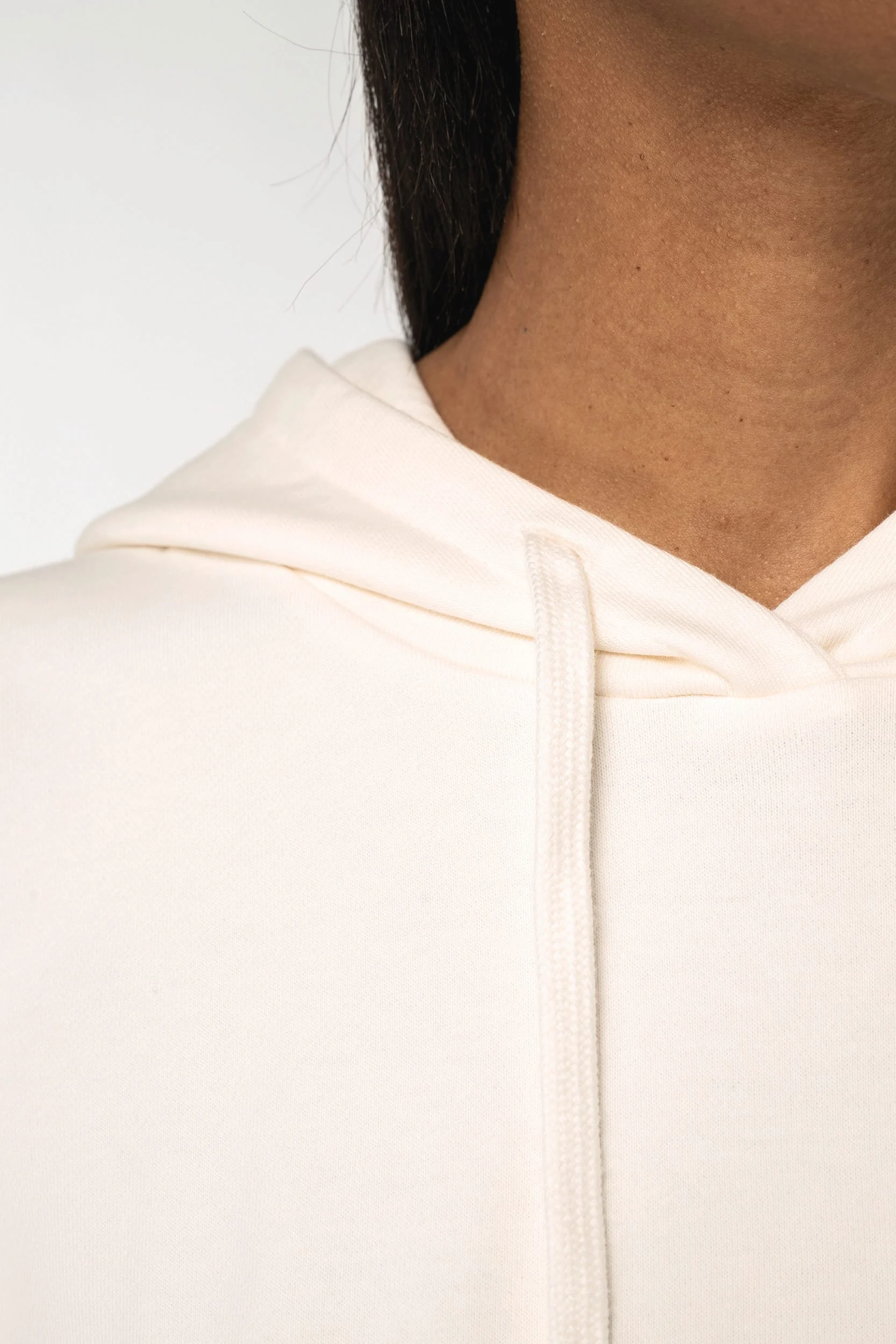 NS446 - Sweat-shirt écoresponsable à capuche oversize sans manches French Terry femme – Image 8