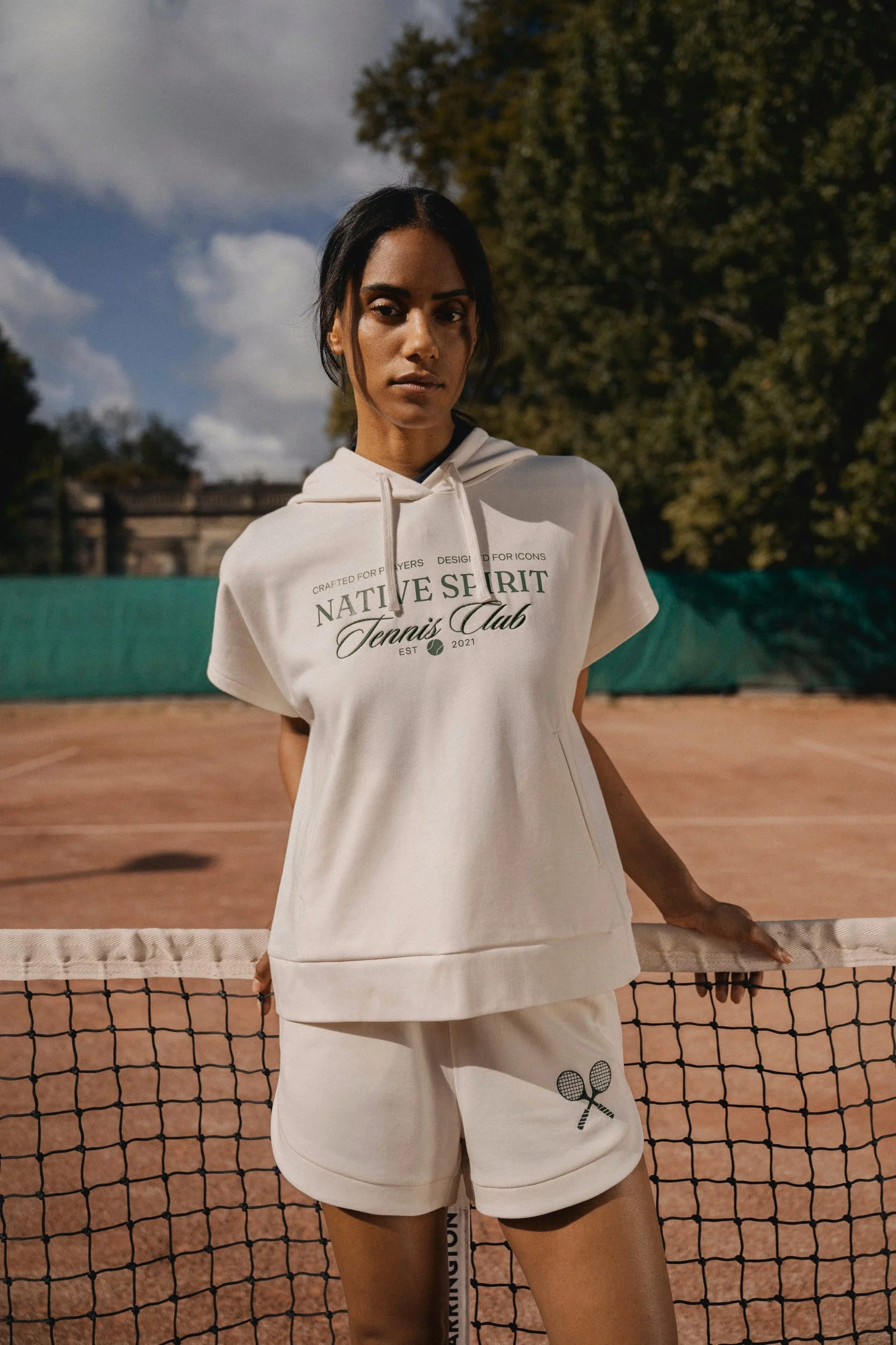 NS446 - Sweat-shirt écoresponsable à capuche oversize sans manches French Terry femme – Image 5