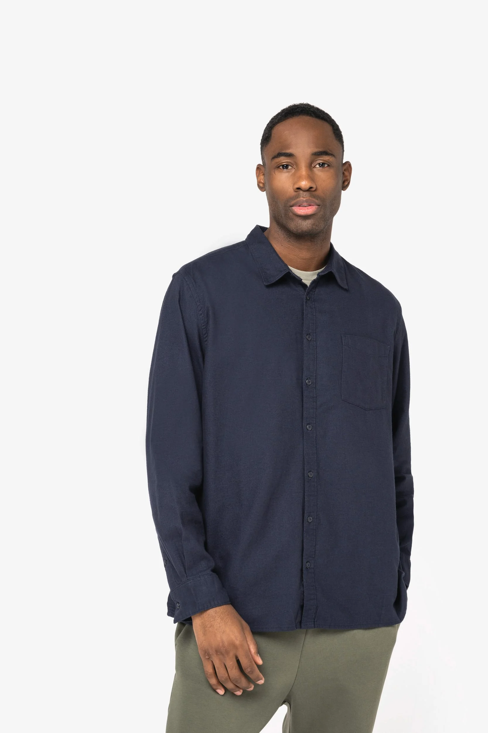 NS520 - Chemise écoresponsable en flanelle homme