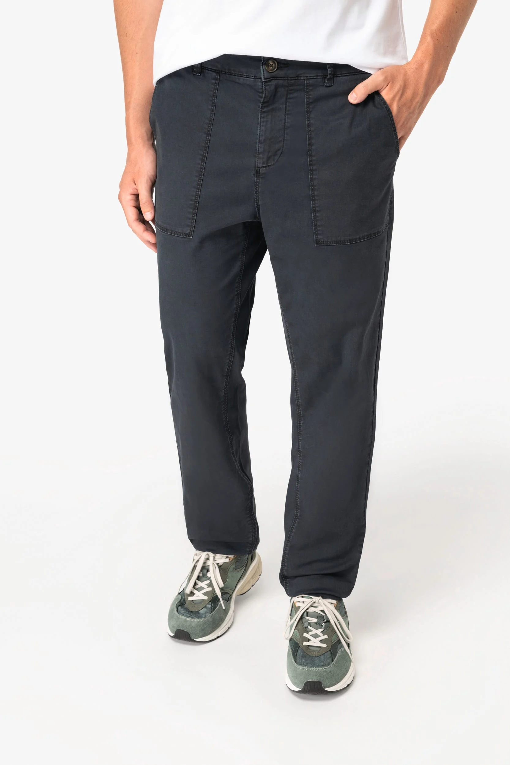 NS735 - Pantalon utility écoresponsable délavé homme