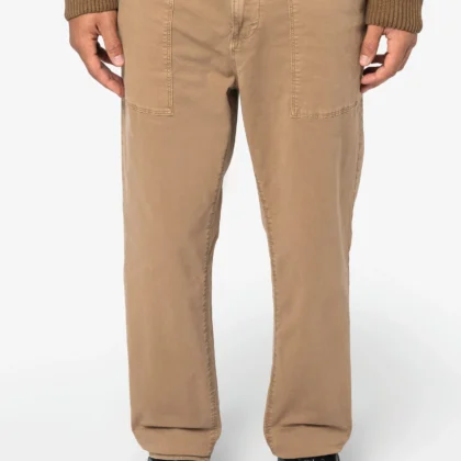 NS735 - Pantalon utility écoresponsable délavé homme