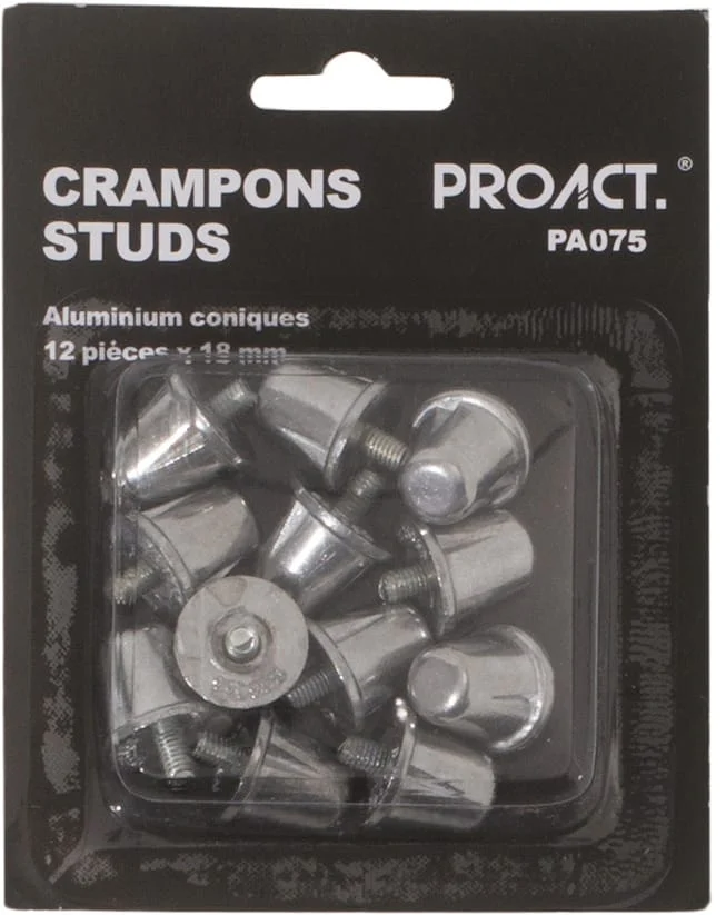 PA075 - Boîte de 12 crampons  alu coniques