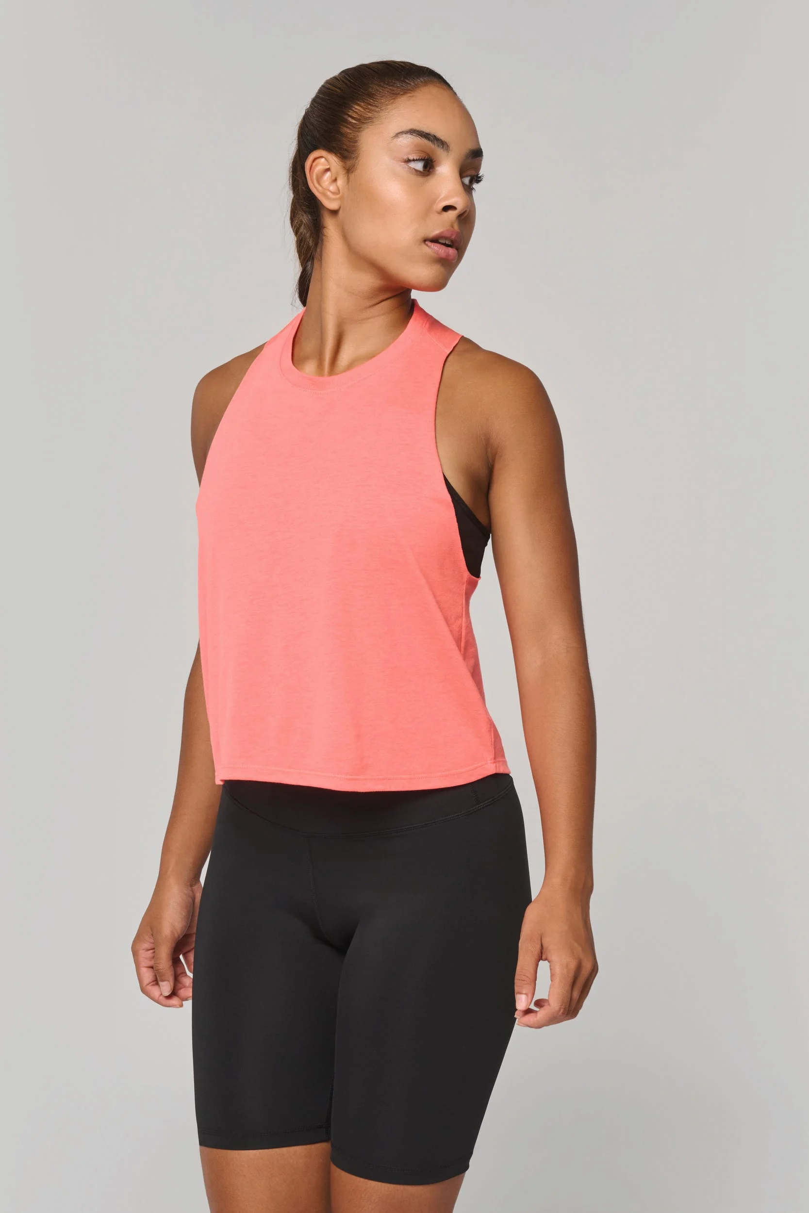PA4025 - Débardeur crop Triblend femme
