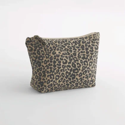 W330 - Pochette en toile imprimé léopard