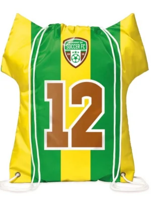 MB3004 - Sac à cordon en polyester 210D en forme de T-shirt