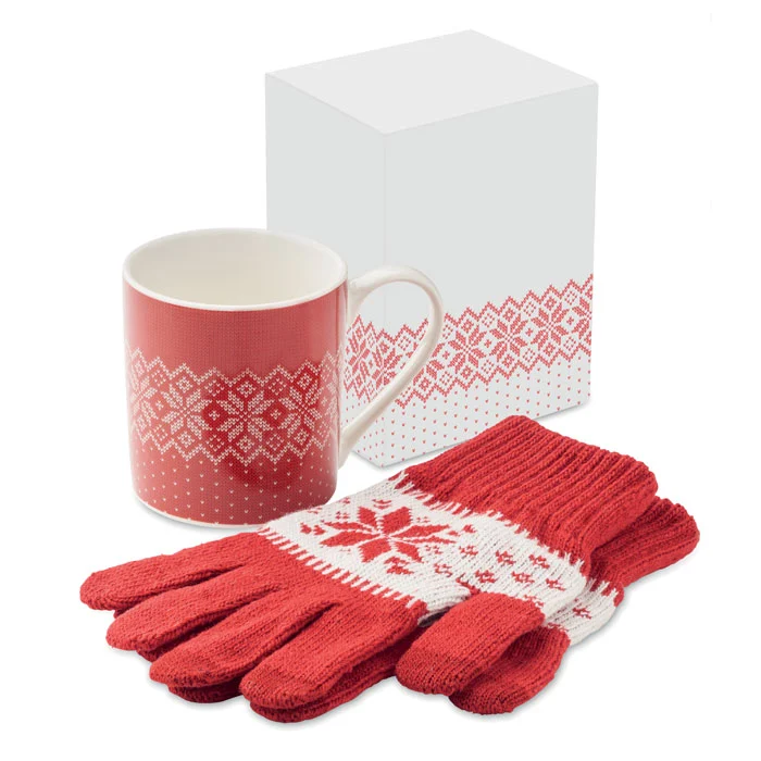 CX1557 - Set mug et gants hiver
