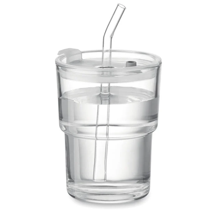 MO2502 - Gobelet verre et paille 400ml – Image 3