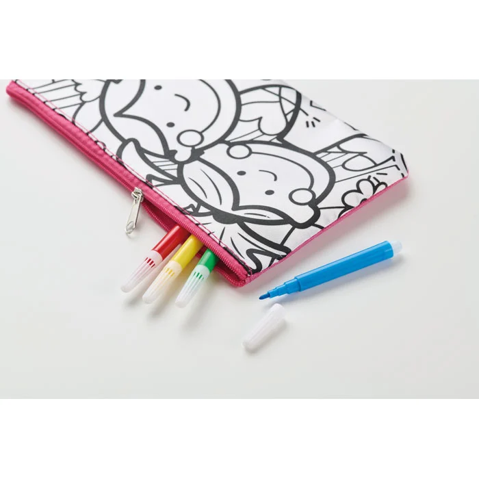 MO2505 - Trousse à crayons avec feutres – Image 5