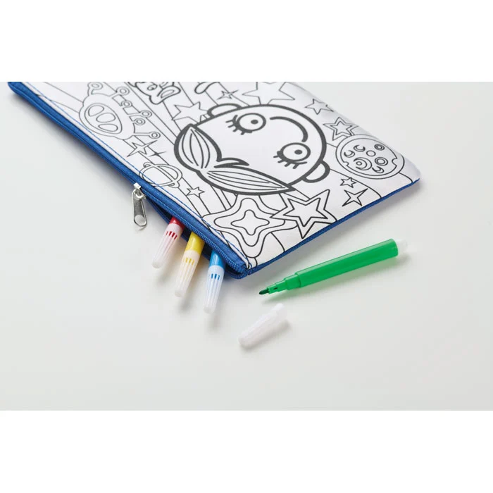 MO2505 - Trousse à crayons avec feutres – Image 12