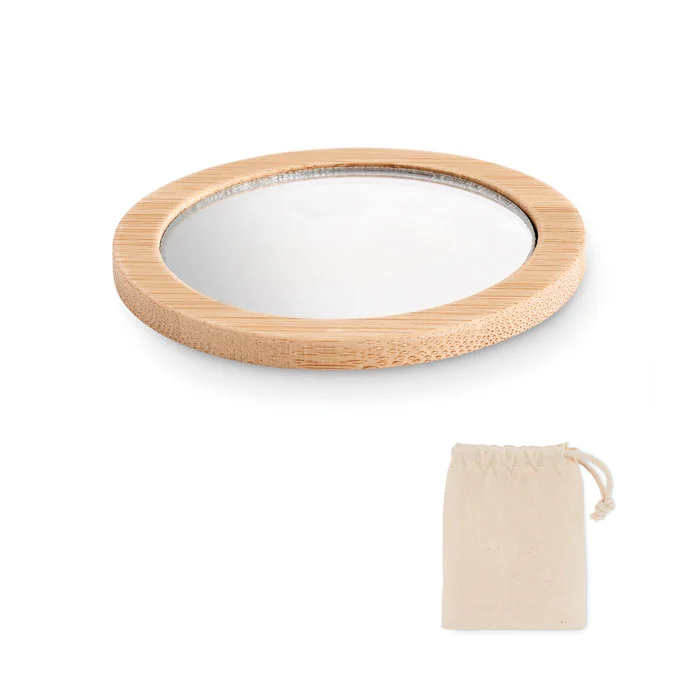 MO6406 - Miroir de poche en bambou
