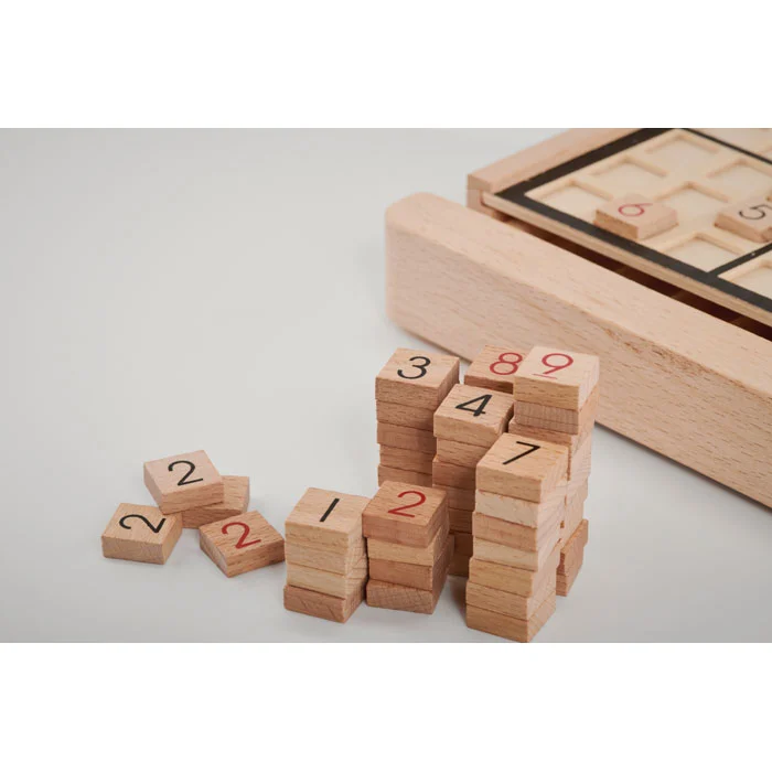 MO6793 - Jeu de plateau sudoku en bois – Image 4