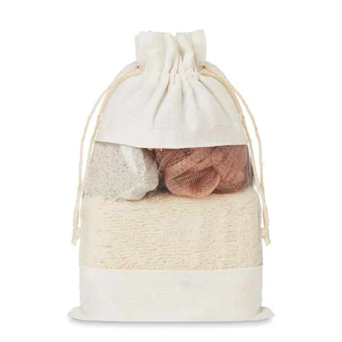 MO9872 - Set de bain pochette coton