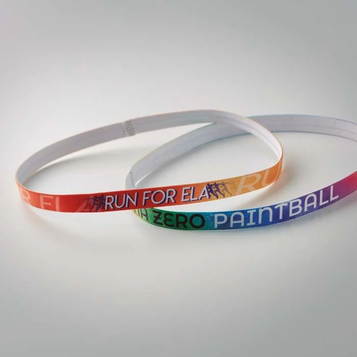 MH3002 - Bandeau sport imprimé en quadri. – Image 2