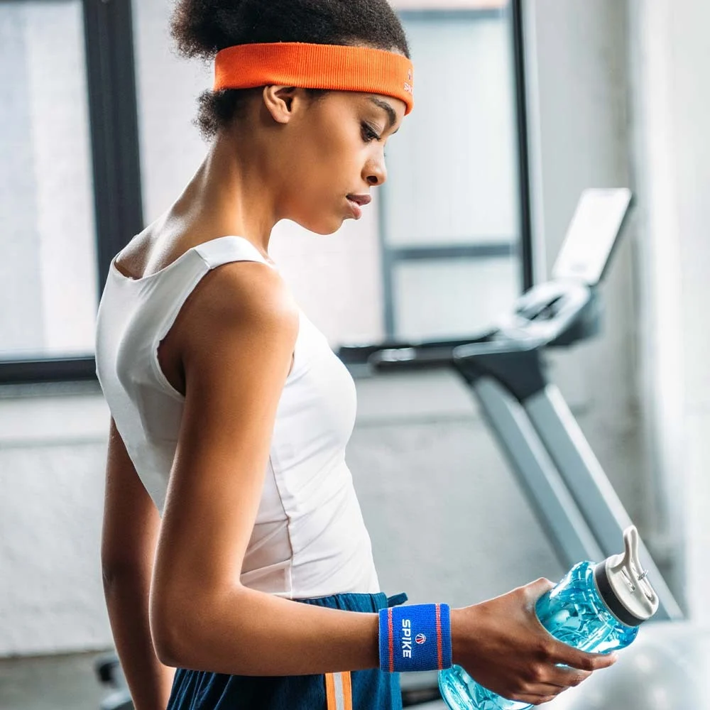 MH3802 - Bandeau de sport en coton uni, doux et respirant. – Image 2
