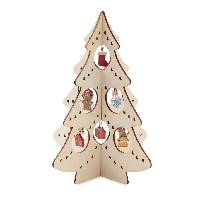 CX1510 - Décoration de sapin en bois
