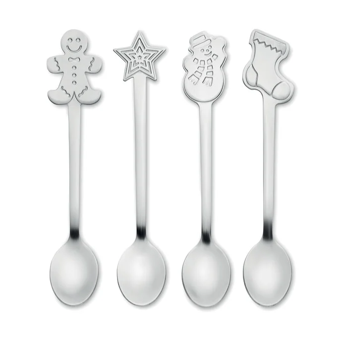 CX1533 - Set  4 cuillères à thé de Noël