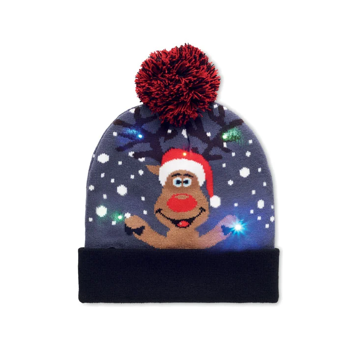 CX1539 - Bonnet de Noël tricoté avec LED
